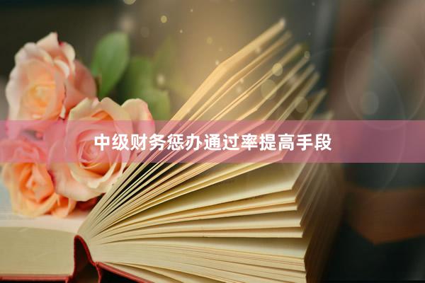 中级财务惩办通过率提高手段